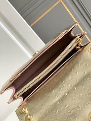 Okify Bvlgari Serpenti Forever Bag In Light Gold Ostrich 25x16.5x8cm - 3