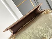 Okify Bvlgari Serpenti Forever Crossbody Bag In Light Gold Ostrich 20x14x4.5cm - 6