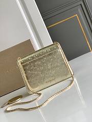 Okify Bvlgari Serpenti Forever Crossbody Bag In Light Gold Ostrich 20x14x4.5cm - 3