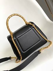 Okify Bvlgari Serpenti Reverse Top Handle Bag In Black 20x14x10cm - 5