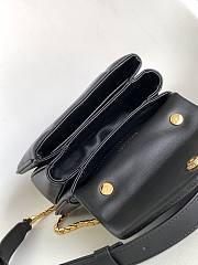 Okify Bvlgari Serpenti Reverse Top Handle Bag In Black 20x14x10cm - 2