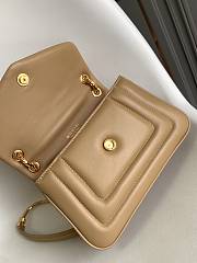Okify Bvlgari Serpenti Reverse Shoulder Bag In Beige 29.5x18.5x7cm - 2