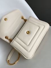 Okify Bvlgari Serpenti Reverse Shoulder Bag In White 29.5x18.5x7cm - 4