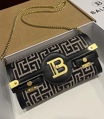 Okify Balmain WOC Bag In Black 23x12x6cm