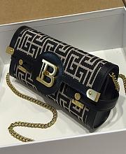Okify Balmain WOC Bag In Black 23x12x6cm - 5