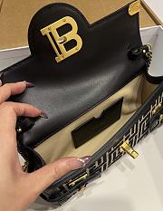 Okify Balmain WOC Bag In Black 23x12x6cm - 4