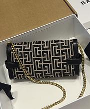 Okify Balmain WOC Bag In Black 23x12x6cm - 3