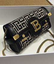 Okify Balmain WOC Bag In Black 23x12x6cm - 2