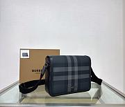Okify Burberry Small Alfred Bag In Black 25.5x6.5x21.5cm - 6
