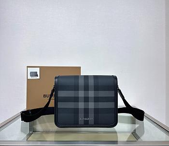 Okify Burberry Small Alfred Bag In Black 25.5x6.5x21.5cm