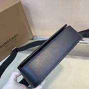 Okify Burberry Small Alfred Bag In Dark Blue 25.5x6.5x21.5cm - 4