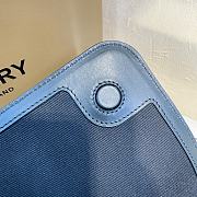 Okify Burberry Small Alfred Bag In Dark Blue 25.5x6.5x21.5cm - 2