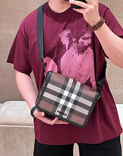 Okify Burberry Small Alfred Bag In Brown 25.5x6.5x21.5cm - 2