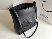 Okify Burberry Highland Bag In Black 28.5x11.5x31cm - 2