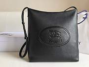 Okify Burberry Highland Bag In Black 28.5x11.5x31cm - 1