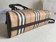 Okify Burberry Highland Bowling Bag In Brown 33x13x17cm - 2