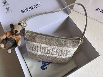 Okify Burberry Logo Mini Bag In Beige 25.5x11x13cm