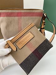 Okify Burberry Ashby Bag In Beige Bottom 17x15.5x24.5cm - 6