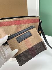 Okify Burberry Ashby Bag In Black Bottom 17x15.5x24.5cm - 5