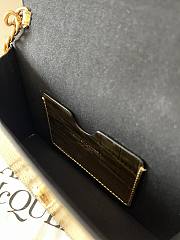 Okify Alexander McQueen Skull Gold Crocodile Bag 19x13x5cm - 4