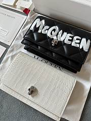 Okify Alexander McQueen Skull Graffiti Bag In Black 19x13x5cm - 6
