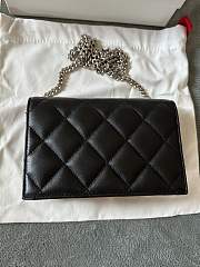 Okify Alexander McQueen Skull Graffiti Bag In Black 19x13x5cm - 4