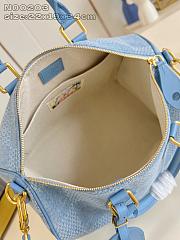 Okify Louis Vuitton Speedy Damier Denim Bag N00203 22x19x34cm - 6