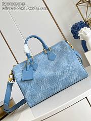 Okify Louis Vuitton Speedy Damier Denim Bag N00203 22x19x34cm - 1