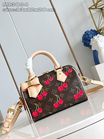 Okify Louis Vuitton x TM Speedy Cherry Bag M13094 13x12x20cm