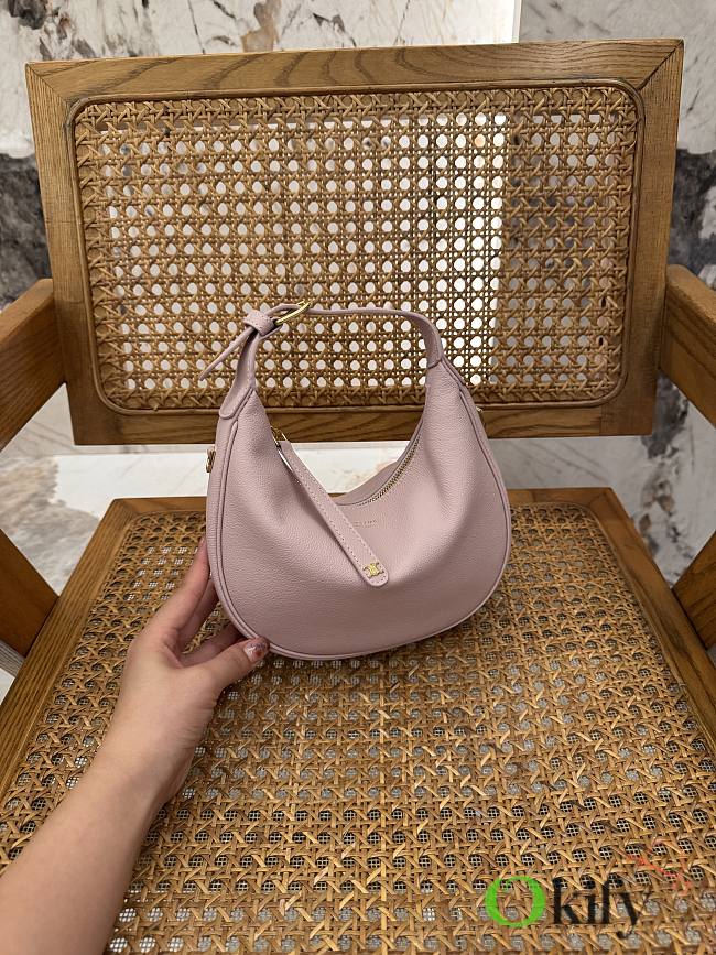 Okify Celine Teen Lulu Bag In Light Pink Grained Calfskin 21x24x5cm - 1