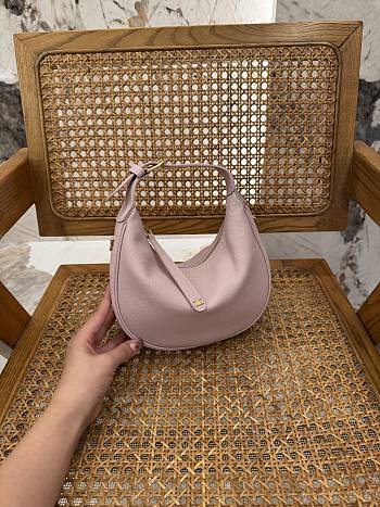 Okify Celine Teen Lulu Bag In Light Pink Grained Calfskin 21x24x5cm