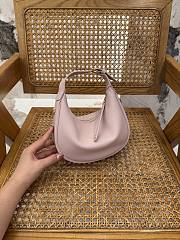 Okify Celine Teen Lulu Bag In Light Pink Grained Calfskin 21x24x5cm - 5