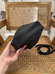 Okify Celine Teen Lulu Bag In Black Grained Calfskin 21x24x5cm - 2