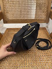 Okify Celine Teen Lulu Bag In Black Grained Calfskin 21x24x5cm - 4