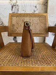 Okify Celine Small Camille 16 Soft Bag In Brown Nubuck Calfskin 24.5x21.5x5cm - 5