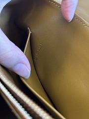 Okify Celine Medium Nino Bag In Brown Nubuck Calfskin 25x17.5x10cm - 6