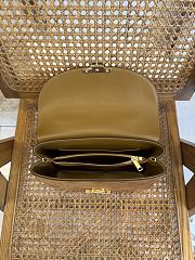Okify Celine Medium Nino Bag In Brown Nubuck Calfskin 25x17.5x10cm - 3