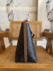 Okify Celine Soft Shopper Bag In Triomphe Canvas And Calfskin 32.5x24.5x14cm - 2