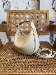 Okify Celine Teen Lulu Bag In Cream Grained Calfskin 21x24x5cm - 6
