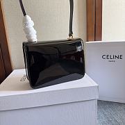 Okify Celine Teen Garance Bag In Black Patent 18.5x13x6cm - 5