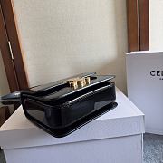 Okify Celine Teen Garance Bag In Black Patent 18.5x13x6cm - 4