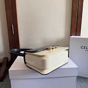 Okify Celine Teen Garance Bag In Black And White Patent 18.5x13x6cm - 3