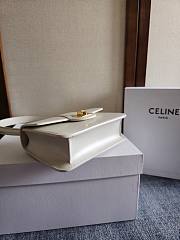 Okify Celine Teen Celine Josephine Bag In White Patent 18.5x5x13cm - 4