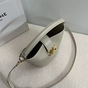Okify Celine Small Bucket Louise Bag In Cream Smooth Calfskin 16x19x12cm - 6