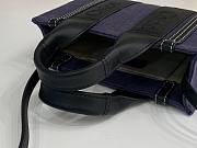 Okify Chloe Mini Woody Tote Bag In Dark Purple 20x14x6cm - 4