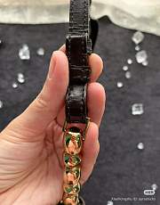 Okify Dior Fur Malicie Leopard Bag 25x15x5cm - 5
