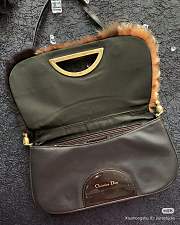 Okify Dior Fur Malicie Leopard Bag 25x15x5cm - 2
