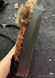 Okify Dior Fur Malicie Leopard Bag 25x15x5cm - 4