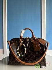 Okify Louis Vuitton Speedy Soft 30 Boho Bag N87212 30x21x17cm  - 2