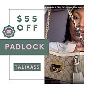 Okify Gucci Padlock Small Shoulder Bag In White 27x14x6cm - 1